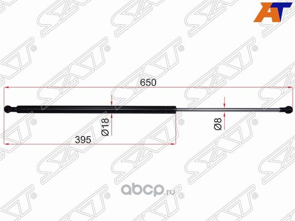 АМОРТИЗАТОР КАПОТА TOYOTA LAND CRUISER 200 LEXUS (SAT). Артикул ST5344069085