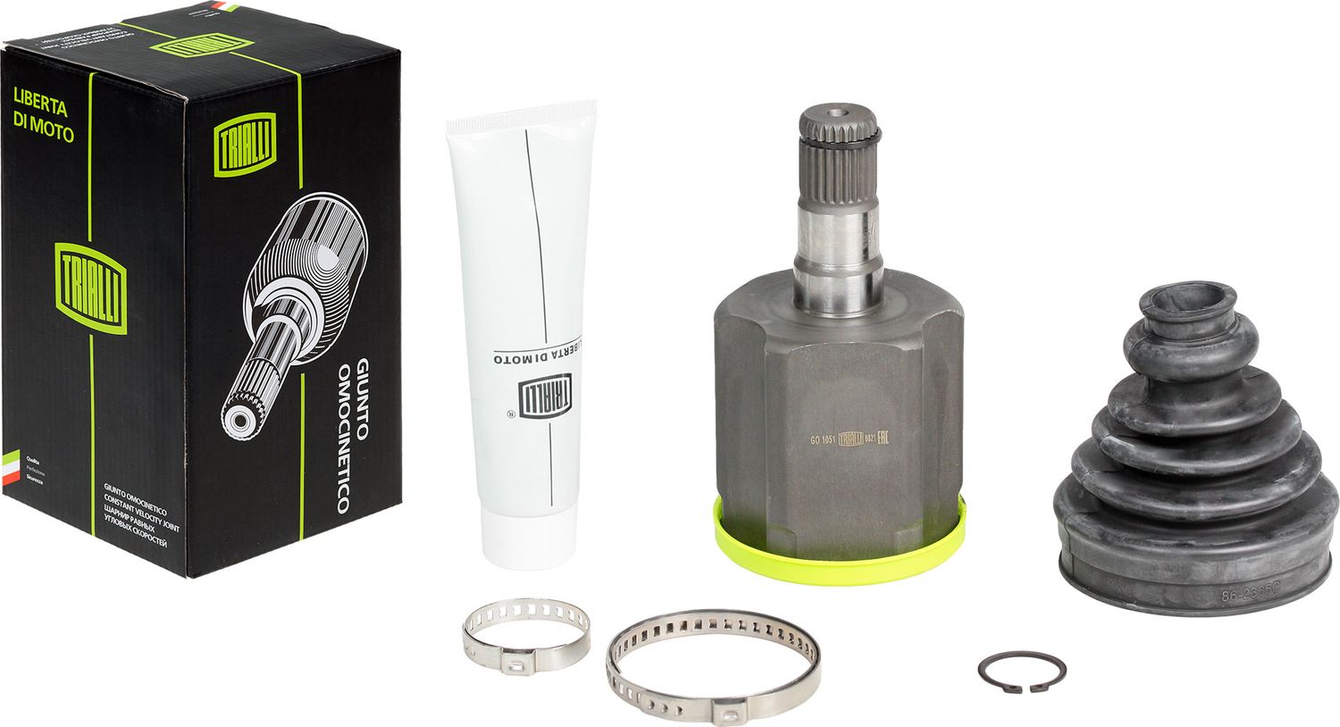 Шрус внутренний (граната) Trialli передний правый для Volvo S80 II 2006-2016. Артикул GO 1051