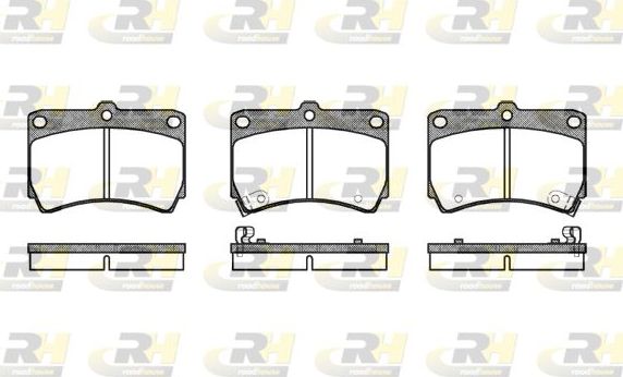 Тормозные колодки RoadHouse передние для Mazda MX-3 I 1991-1998. Артикул 2212.12