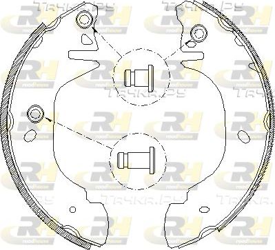 Тормозные колодки RoadHouse задние для Ford Transit V 1994-2000. Артикул 4305.01