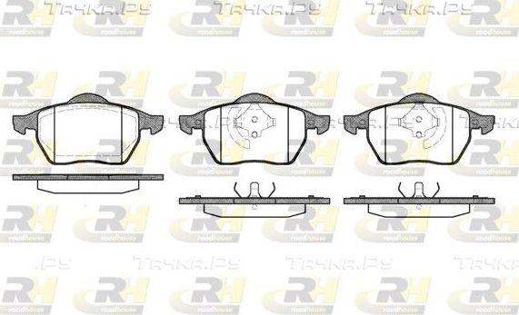 Тормозные колодки RoadHouse передние для SEAT Leon I 1999-2006. Артикул 2390.20