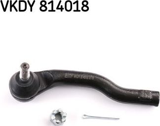 Наконечник рулевой тяги SKF. Артикул VKDY 814018