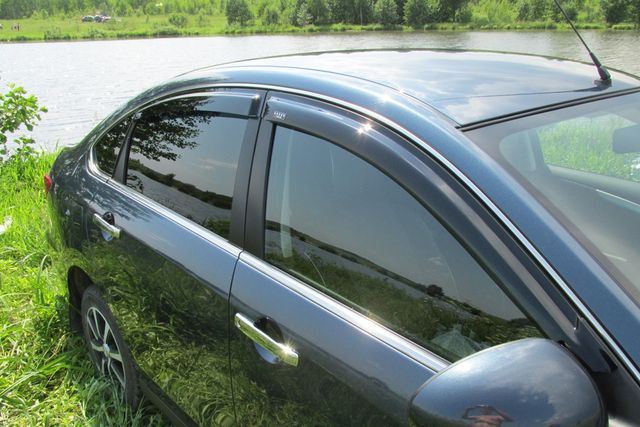 Дефлекторы V-Star для окон Nissan Almera G15 седан 2012-2026. Артикул D57554