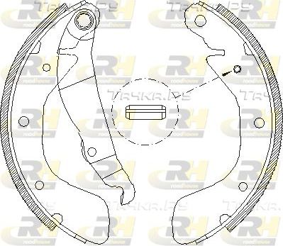 Тормозные колодки RoadHouse задние для Chevrolet Evanda 2005-2006. Артикул 4398.00