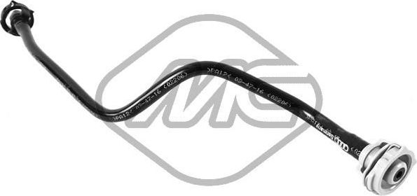 Патрубок радиатора (системы охлаждения) Metalcaucho. Артикул 33036