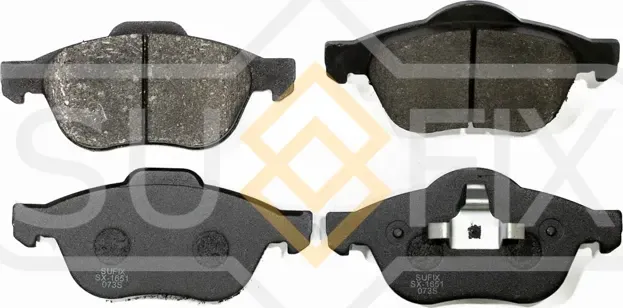 Колодки тормозные передние (Sufix). Артикул SX1651
