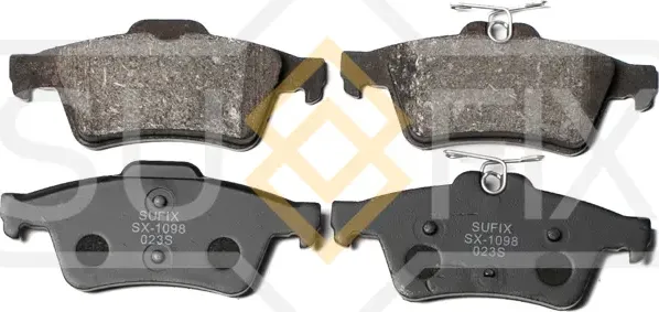 Колодки тормозные дисковые | зад прав/лев | (Sufix). Артикул SX-1098