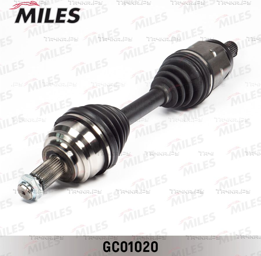 Полуось (привод в сборе, приводной вал) Miles. Артикул GC01020