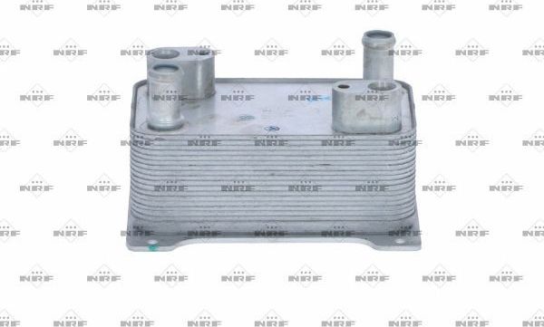 Радиатор масляный (маслоохладитель) для АКПП NRF (алюминий). Артикул 31362