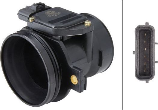 Датчик массового расхода воздуха (ДМРВ) Hella для Ford Transit Connect I 2002-2013. Артикул 8ET 009 142-291