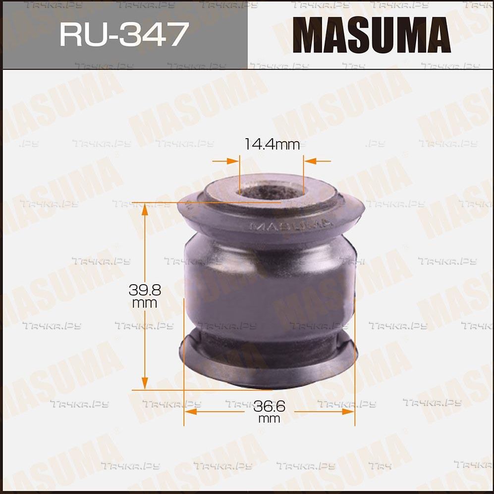 Сайлентблок заднего рычага подвески Masuma. Артикул RU-347