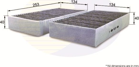 Салонный фильтр Comline. Артикул EKF226A