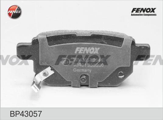 Тормозные колодки Fenox. Артикул BP43057