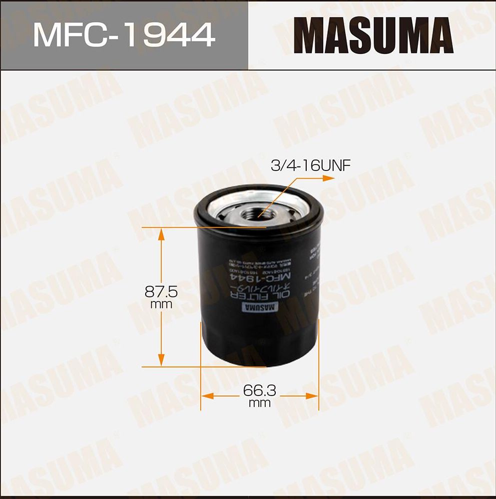 Масляный фильтр Masuma. Артикул MFC-1944
