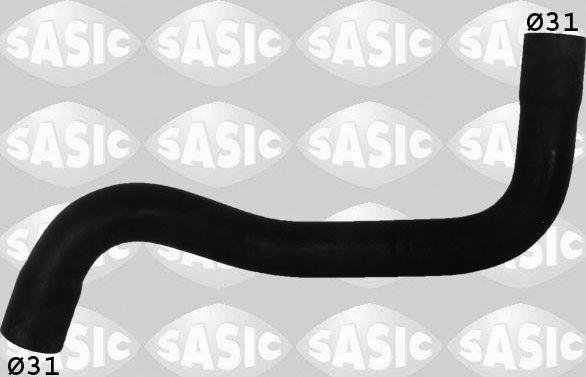 Патрубок радиатора (системы охлаждения) Sasic правый верхний для Renault Clio II 2001-2013. Артикул 3404092