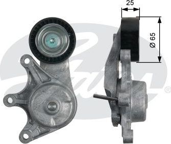 Натяжной ролик (натяжитель) приводного клинового зубчатого ремня Gates DriveAlign®. Артикул T39191