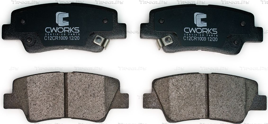 Тормозные колодки Cworks задние для Kia Picanto III 2017-2026. Артикул C12CR1009