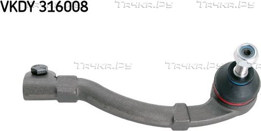 Наконечник рулевой тяги SKF. Артикул VKDY 316008