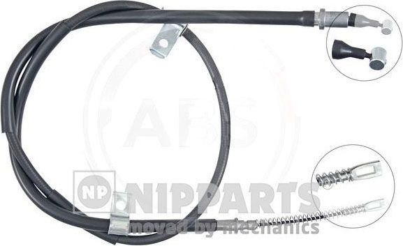 Трос ручника (тросик ручного тормоза) Nipparts. Артикул J13428