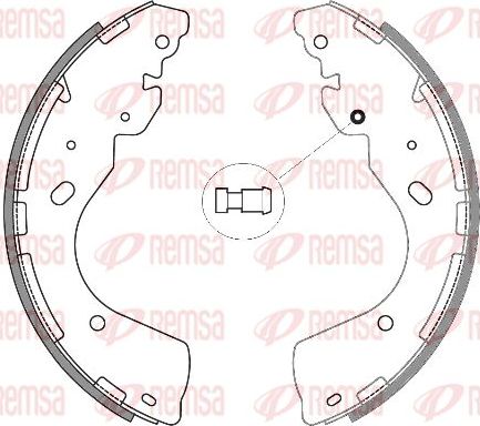 Тормозные колодки Remsa. Артикул 4246.00
