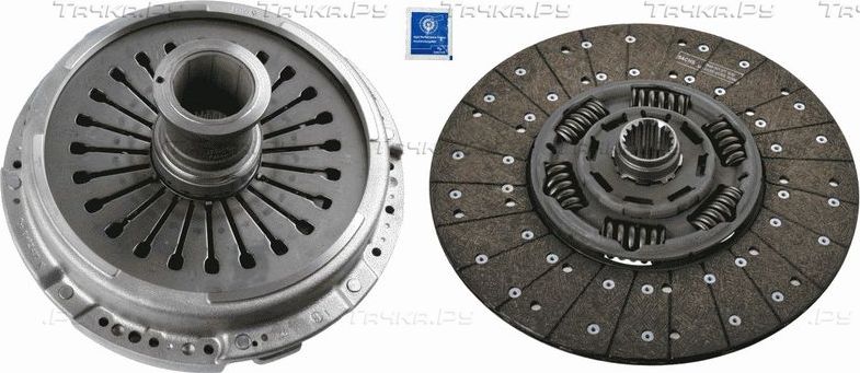 Сцепление (комплект) SACHS для Mercedes-Benz Actros MP2 2002-2008. Артикул 3400 700 416