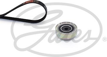 Приводной ремень поликлиновой с роликами (комплект) Gates Micro-V® Kit. Артикул K034PK923