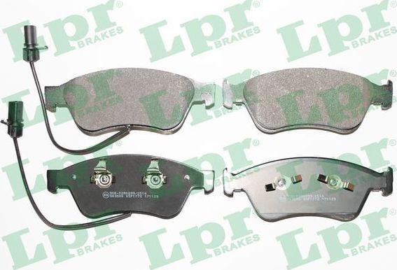 Тормозные колодки LPR. Артикул 05P1772