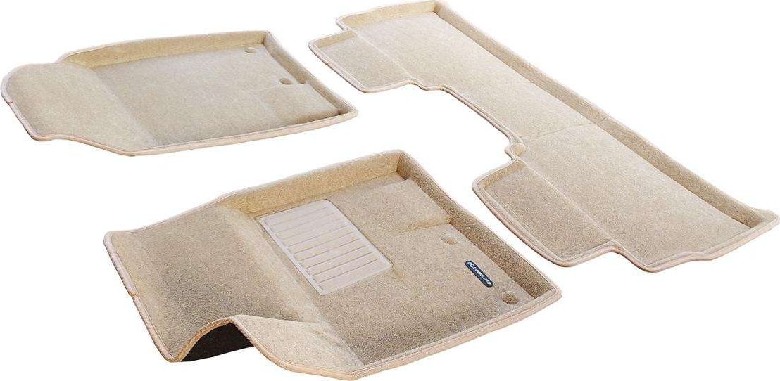 Коврики текстильные Euromat 3D Business для салона Jetour T2 2023-2026 БЕЖЕВЫЕ. Артикул EMC3D-000023T