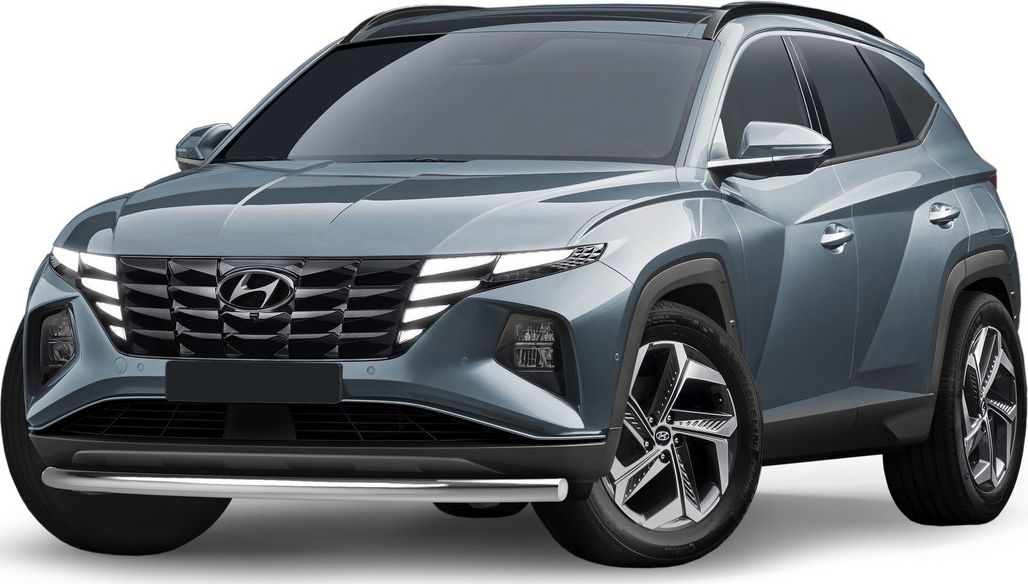 Защита Rival переднего бампера d57 для Hyundai Tucson IV 2021-2026. Артикул R.2314.001