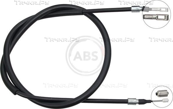 Трос ручника (тросик ручного тормоза) ABS. Артикул K13257