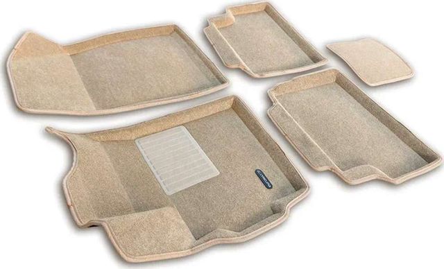 Коврики текстильные Euromat 3D Business для салона Omoda C5 2022-2026 Бежевые. Артикул EMC3D-001460T