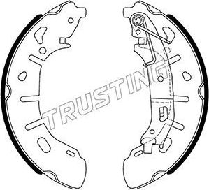 Тормозные колодки Trusting задние для Opel Combo D 2012-2017. Артикул 034.124