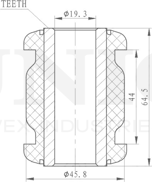 Сайлентблок подрамника (Unio). Артикул RMP-20242