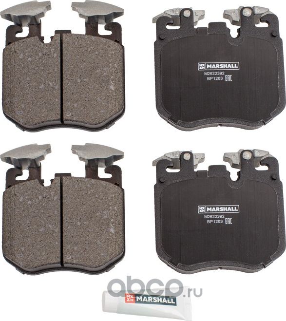 Колодки тормозные BMW 5 G30/ X5 G05/ 7 G11/G12 13- передние (Marshall). Артикул M2622392