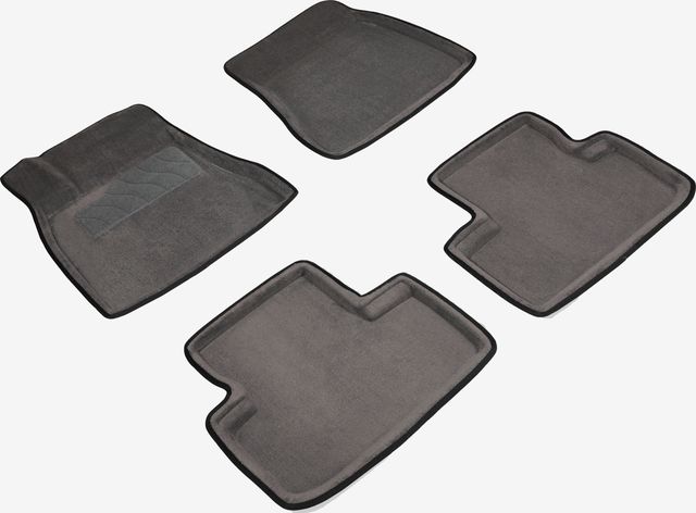 Коврики Seintex 3D ворсовые для салона Lexus LS IV 2006-2017 Серые. Артикул 81968