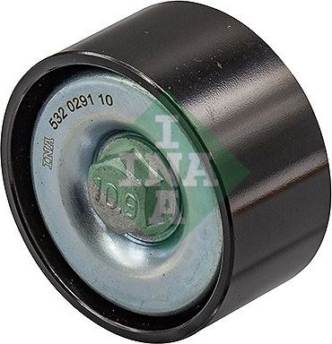 Направляющий (ведущий) ролик приводного поликлинового ремня Ina (Металл). Артикул 532 0291 10