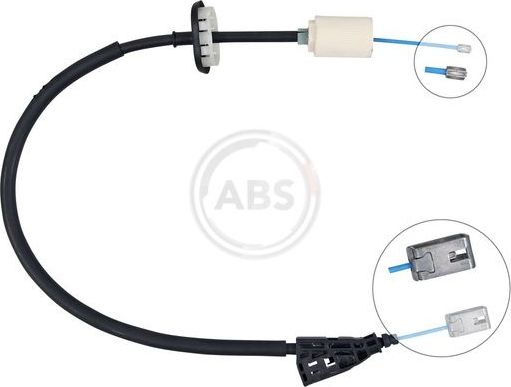 Трос ручника (тросик ручного тормоза) ABS для Citroen DS4 2011-2015. Артикул K14201