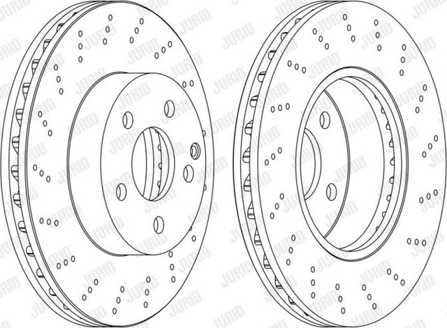 Тормозной диск Jurid COAT+. Артикул 562619JC-1