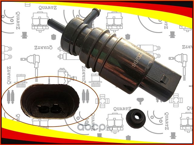 Насос стеклоомывателя (Quartz). Артикул QZ1K5955651