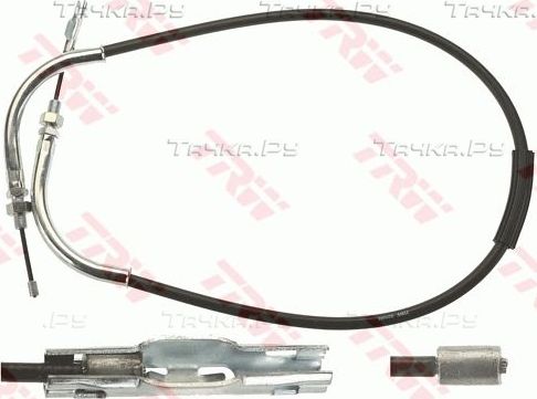 Трос ручника (тросик ручного тормоза) TRW. Артикул GCH686