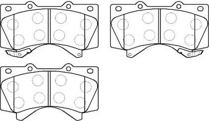Тормозные колодки HSB. Артикул HP5213