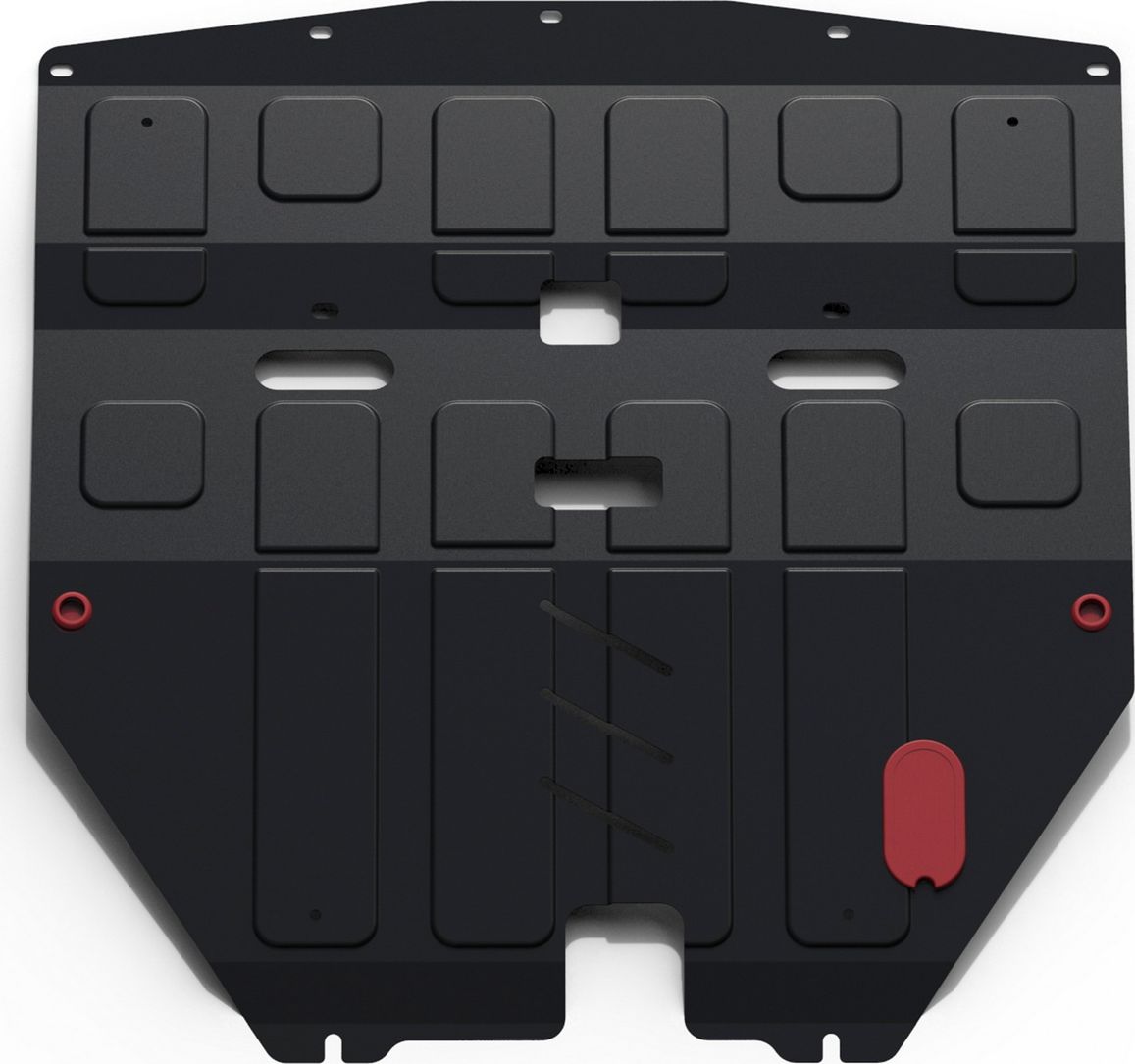 Защита АвтоБРОНЯ для картера и КПП Nissan Teana J31 2003-2008. Артикул 111.04133.1