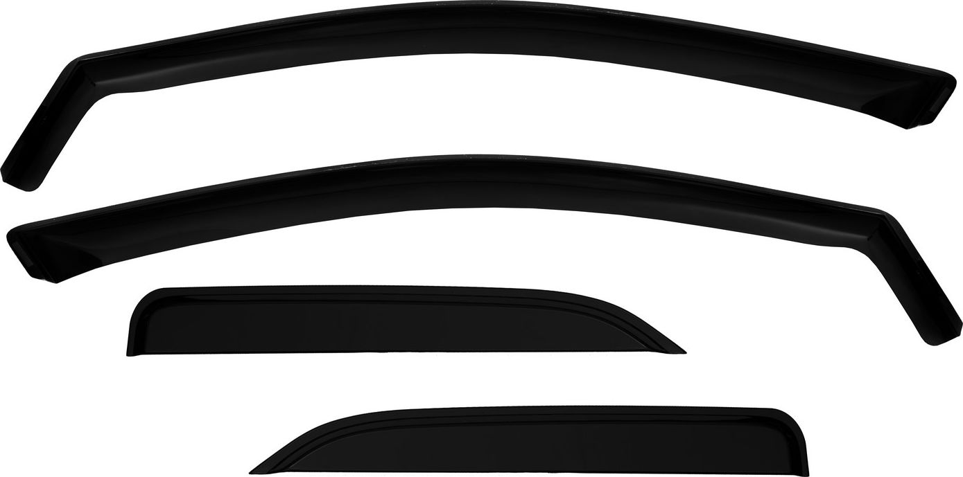 Дефлекторы REIN для окон (вставной под резинку) (4 шт.) Renault Duster II 2021-2026. Артикул REINWV1182