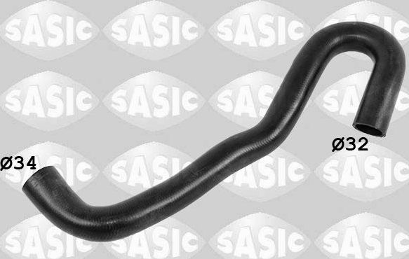 Патрубок радиатора (системы охлаждения) Sasic верхний для Renault Sandero II 2013-2026. Артикул 3404185