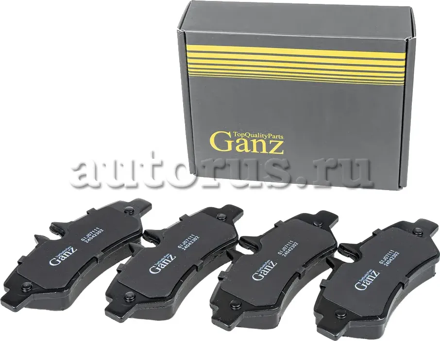 Колодки задние (Ganz). Артикул GIJ07111