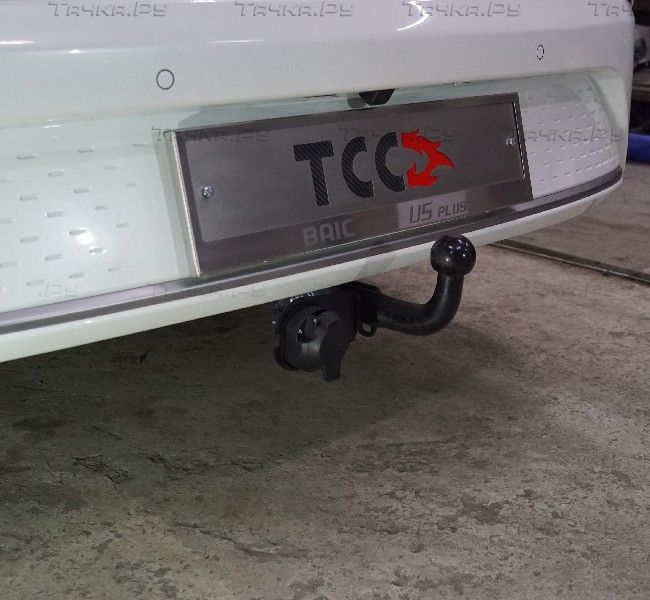 Фаркоп ТСС оцинкованный для Baic U5 Plus 1.5 CVT Luxury 2023-2026. Артикул TCU00391