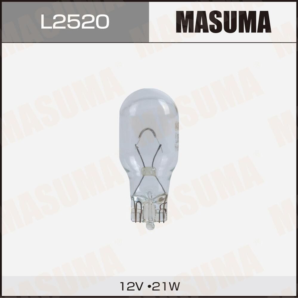 Лампа б/ц MASUMA 12v 21W T20 одноконтактная [уп.2] Masuma. Артикул L2520