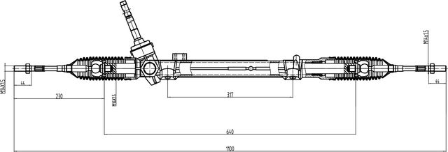 Рулевая рейка Trialli. Артикул CR 1402