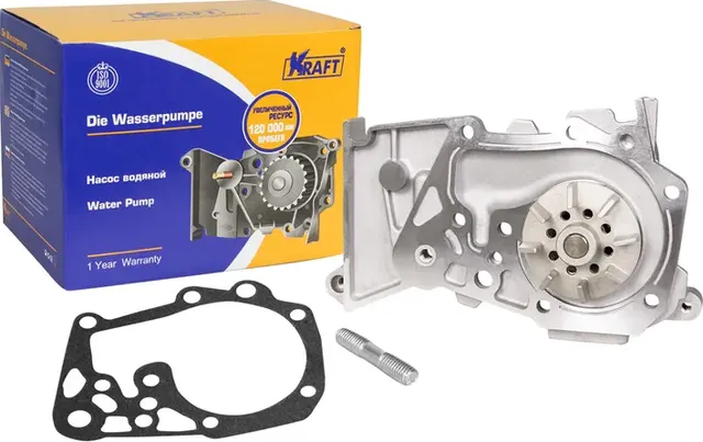 ВОДЯНОЙ НАСОС RENAULT LOGAN 16V  LADA LARGUS 16V (Kraft) Kraft. Артикул KT059355