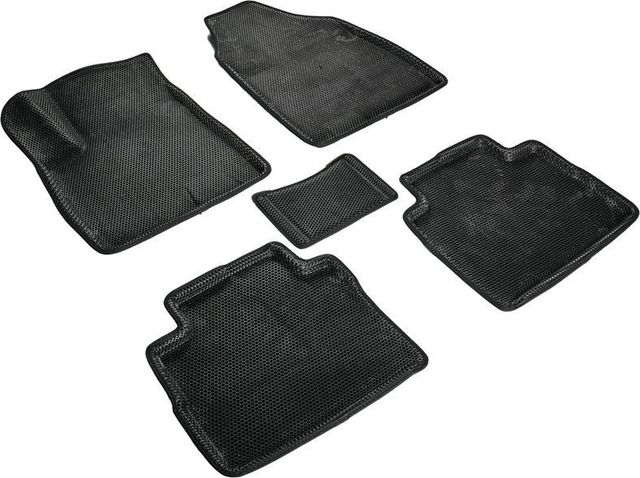 Коврики Seintex 3D EVA Соты для салона Jetour Dashing 2022-2026 ЧЕРНЫЕ. Артикул 99189